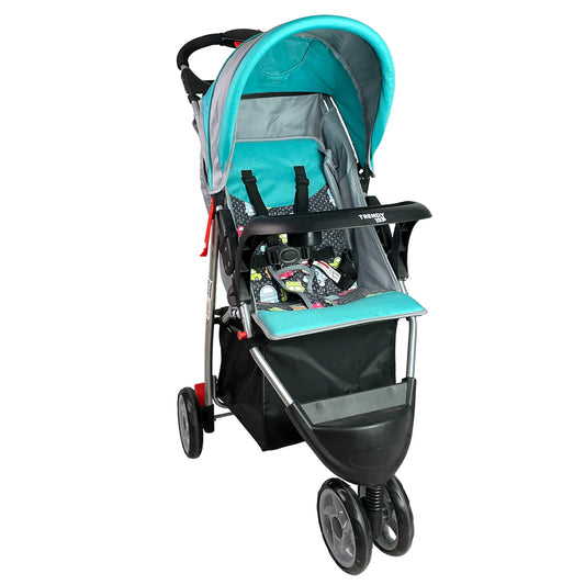 Carriola para correr Trendy Kids Jet con chasis y porta vasos